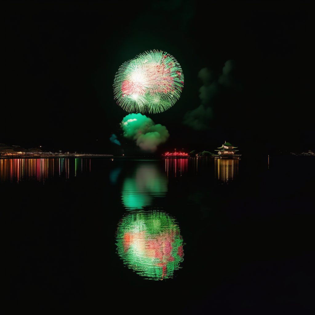 リトルワールド 花火ショーのイメージ