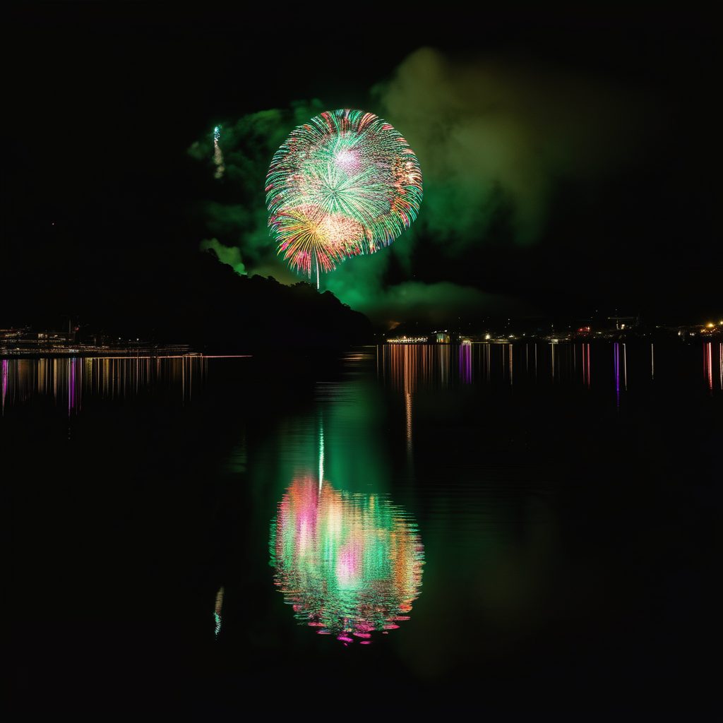 弥富市夏祭り打上花火のイメージ