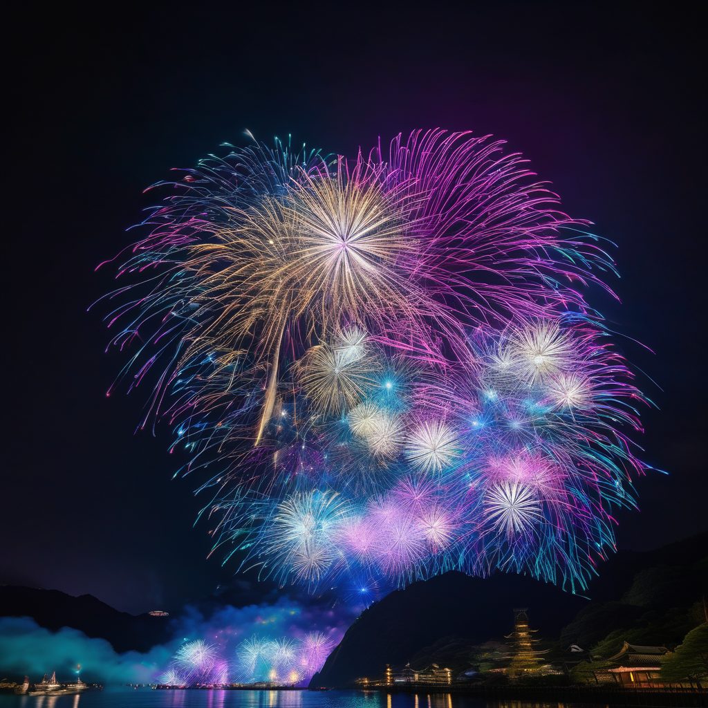 菅生神社菅生祭奉納花火のイメージ