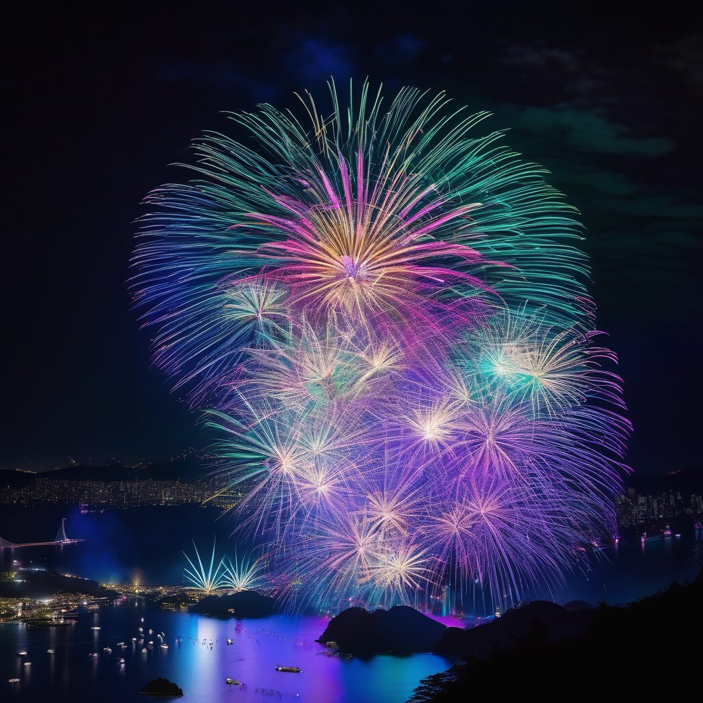 こうた夏まつり打ち上げ花火のイメージ