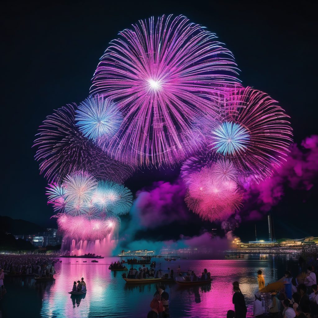 とよかわ輝まつり花火ショーのイメージ