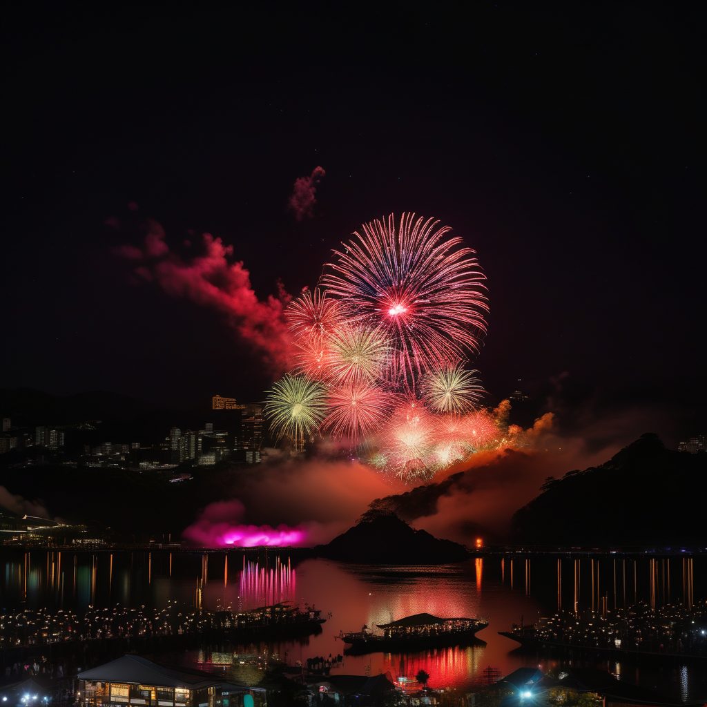 連夜の花火 IN 天津小湊のイメージ