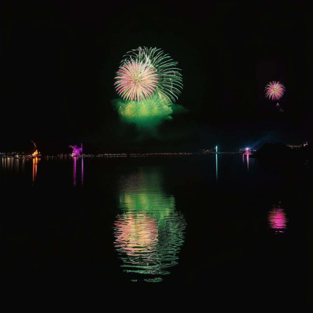 のさかふれあい祭り打ち上げ花火のイメージ