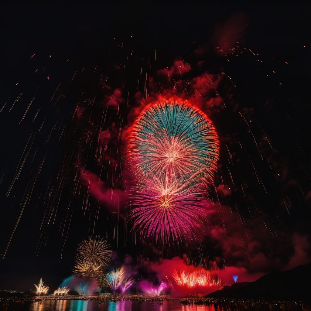 河野夏まつり花火打上のイメージ