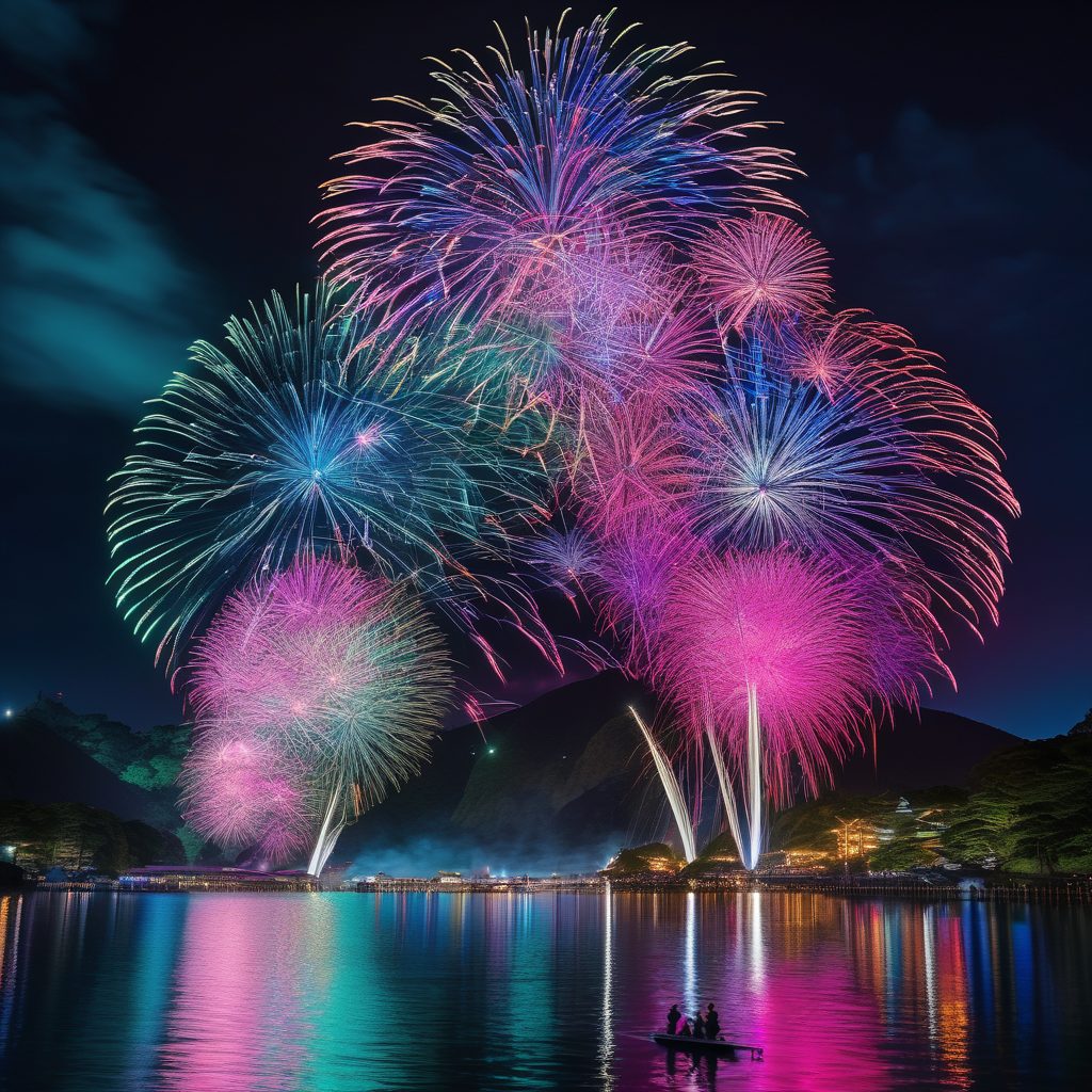 願いかなえ開運花火大会のイメージ