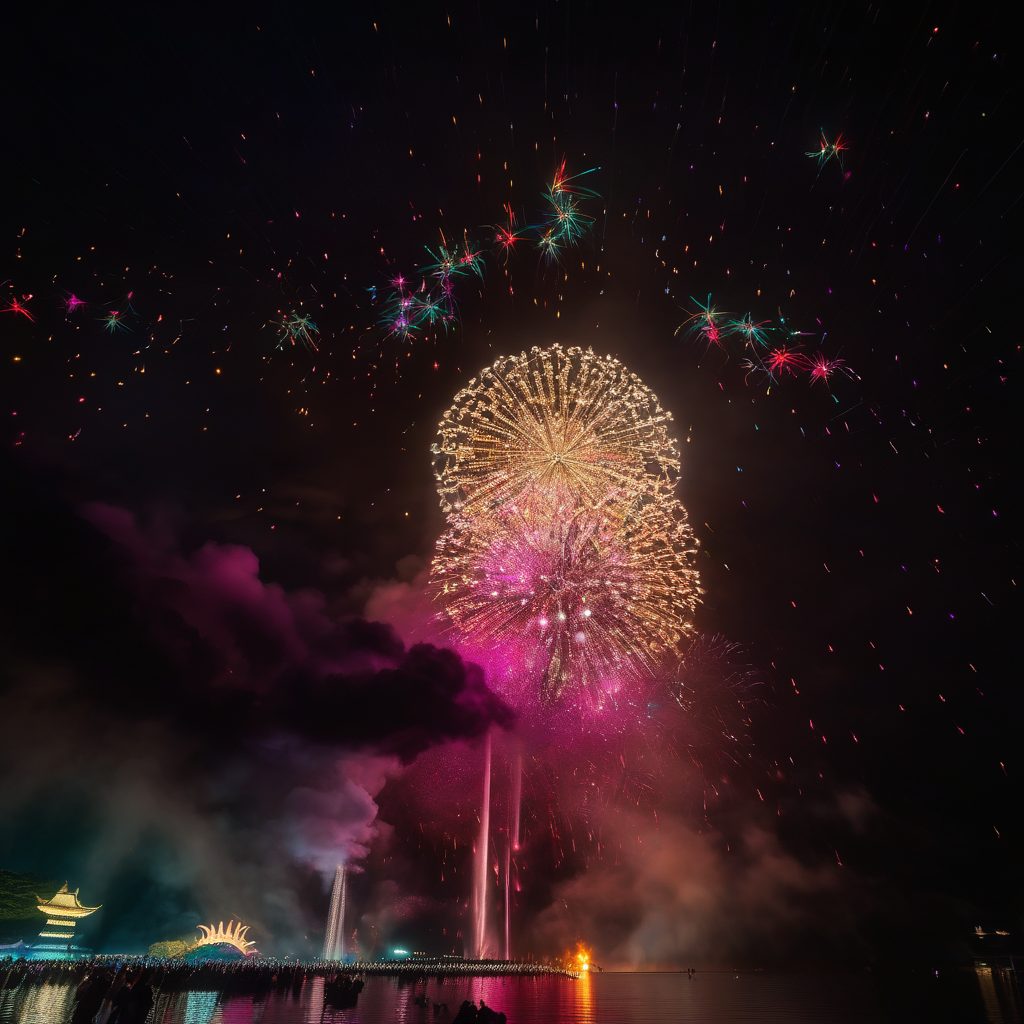 夕涼大祭打ち上げ花火のイメージ