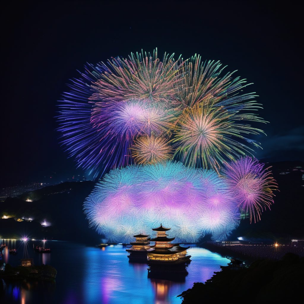 ときわ盆フェスタ打ち上げ花火のイメージ