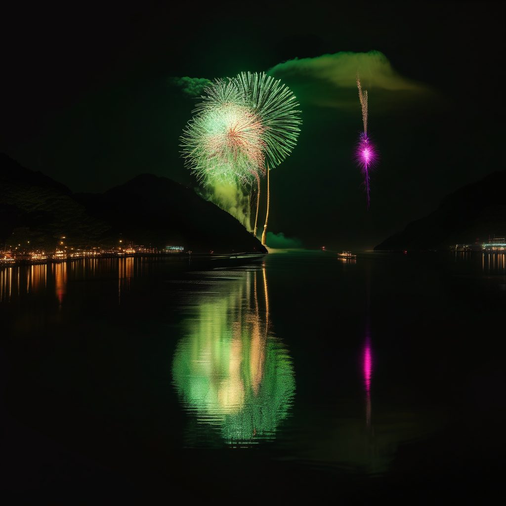 鬼石夏祭り花火打ち上げのイメージ