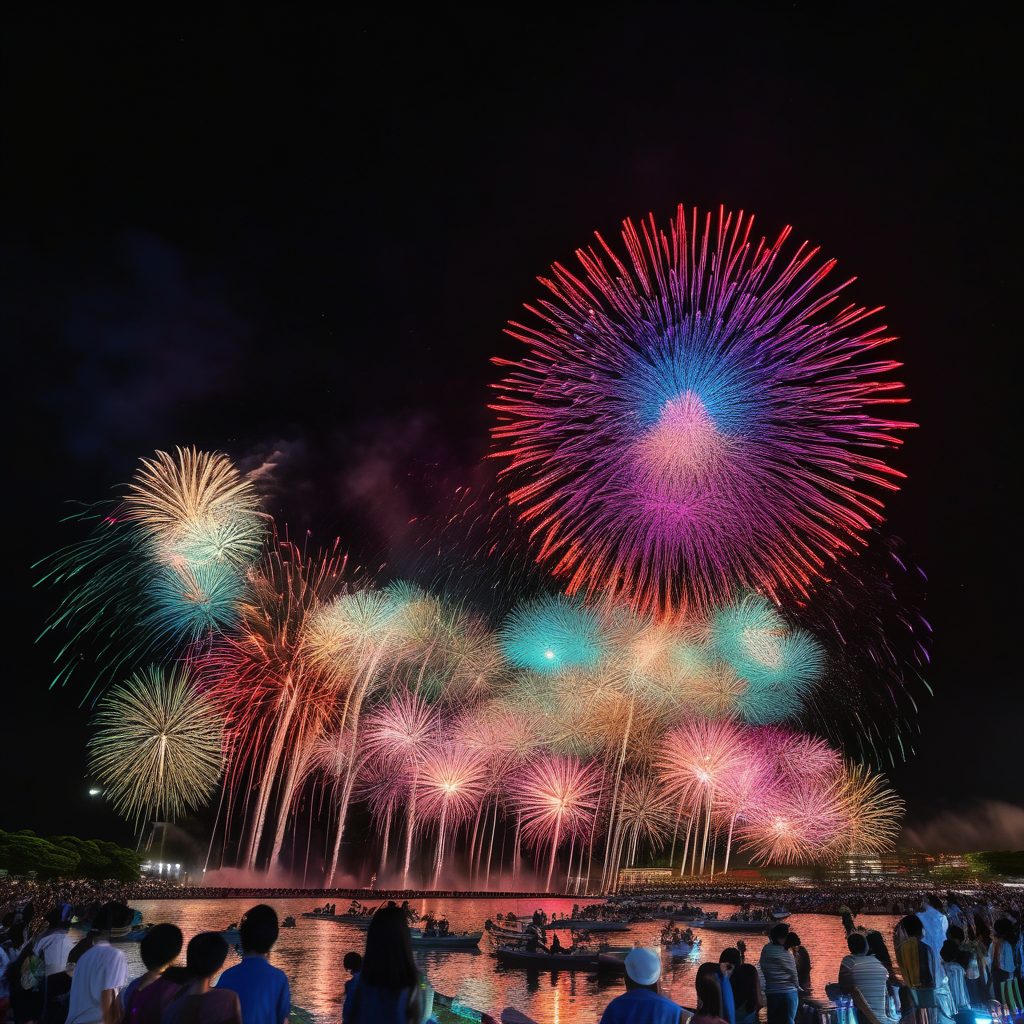 めまんべつ観光夏まつり 水上花火大会のイメージ