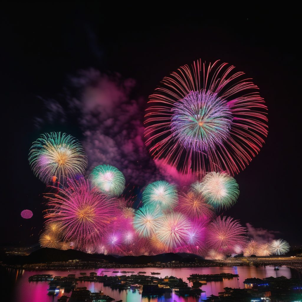 ひがしかわどんとこい祭り花火大会のイメージ