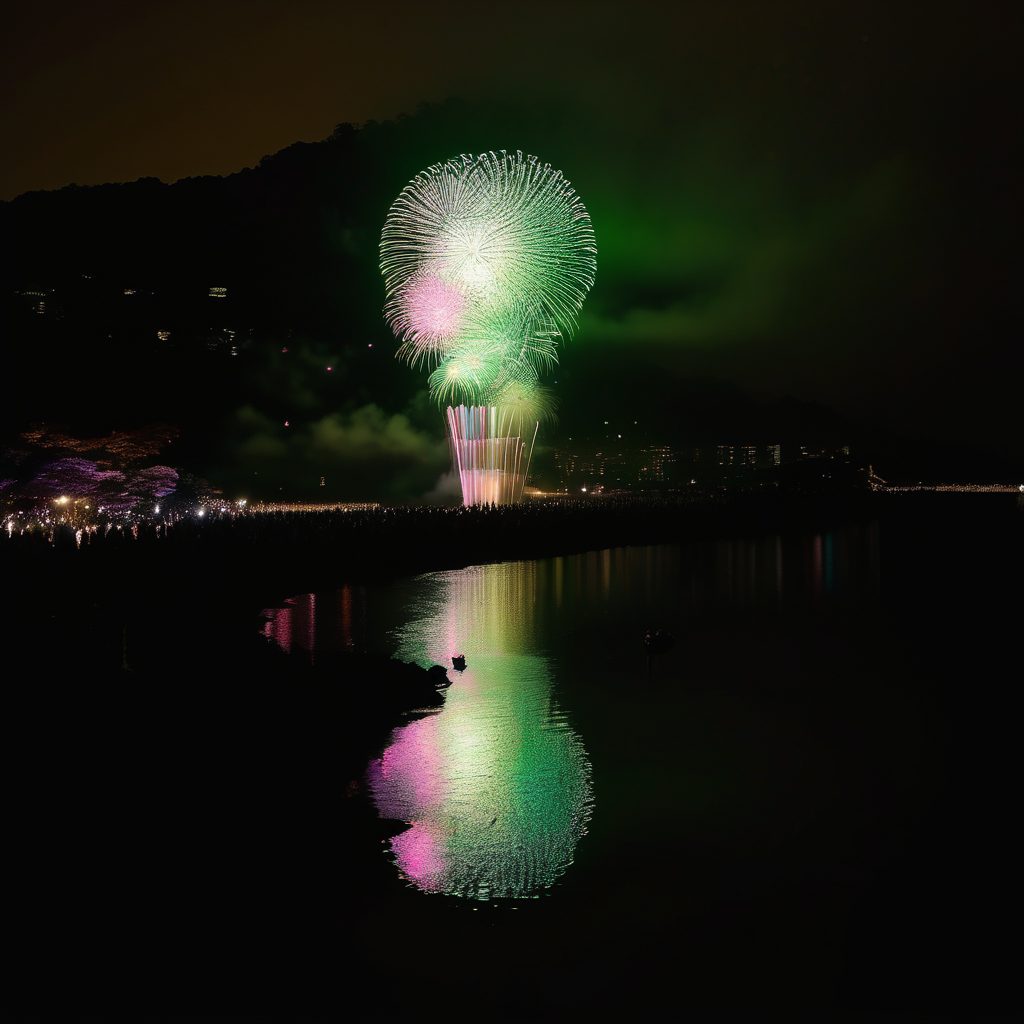 市川まつり打上花火のイメージ