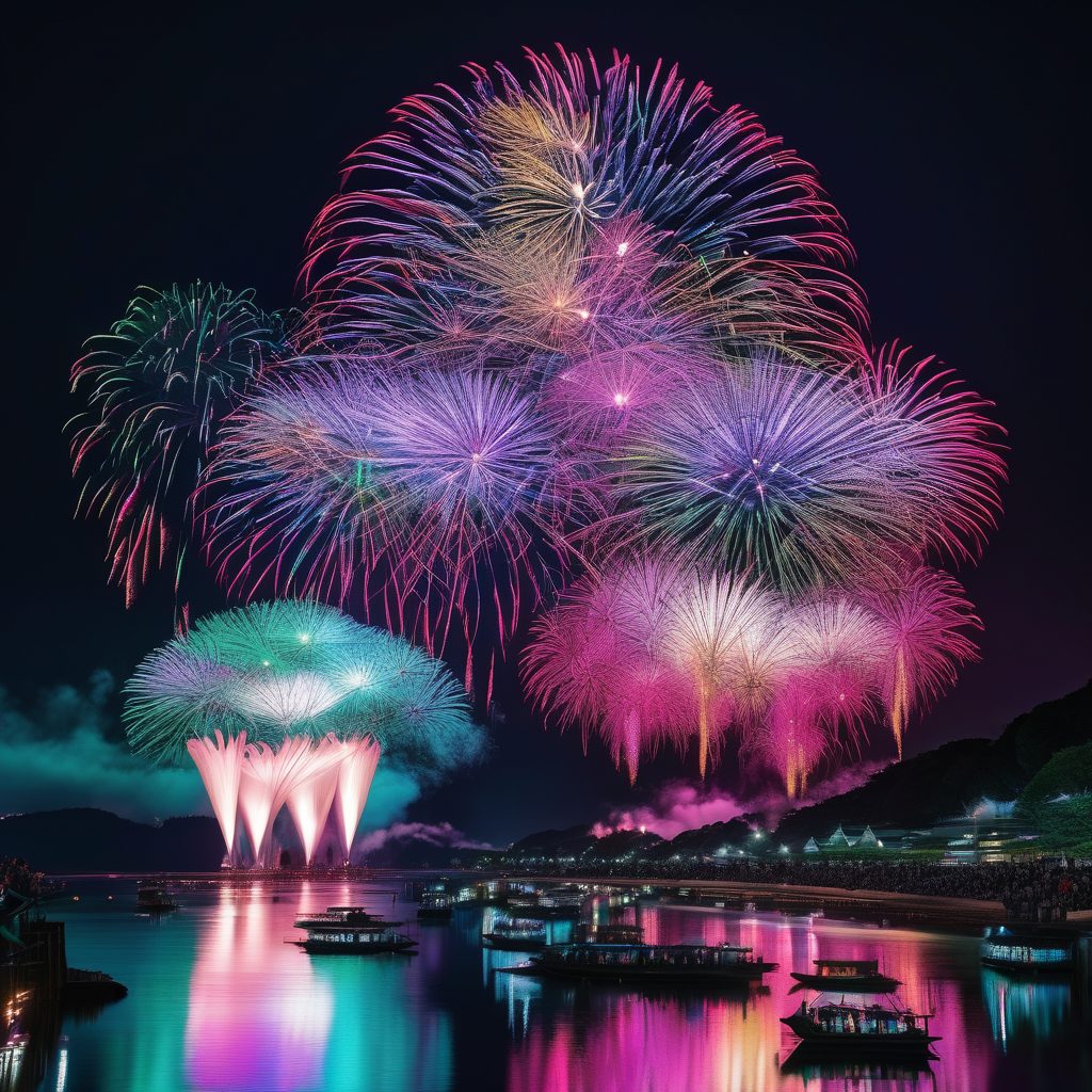 沼貫ふるさとまつり打ち上げ花火のイメージ