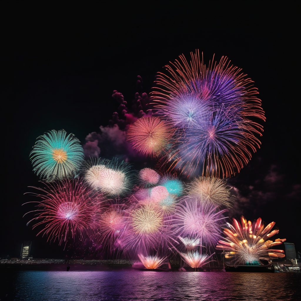 八千代町夏まつり打上花火のイメージ