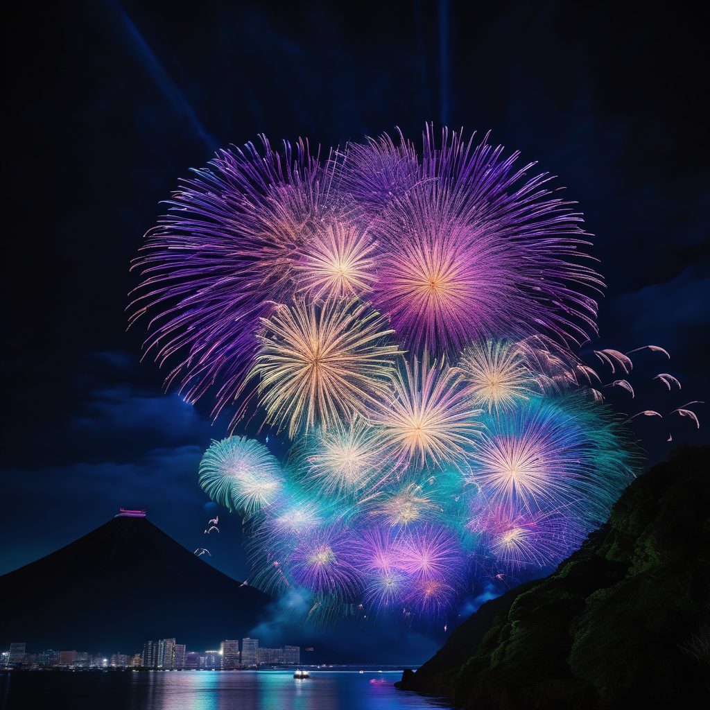 大生郷天満宮八朔祭奉納打上花火のイメージ