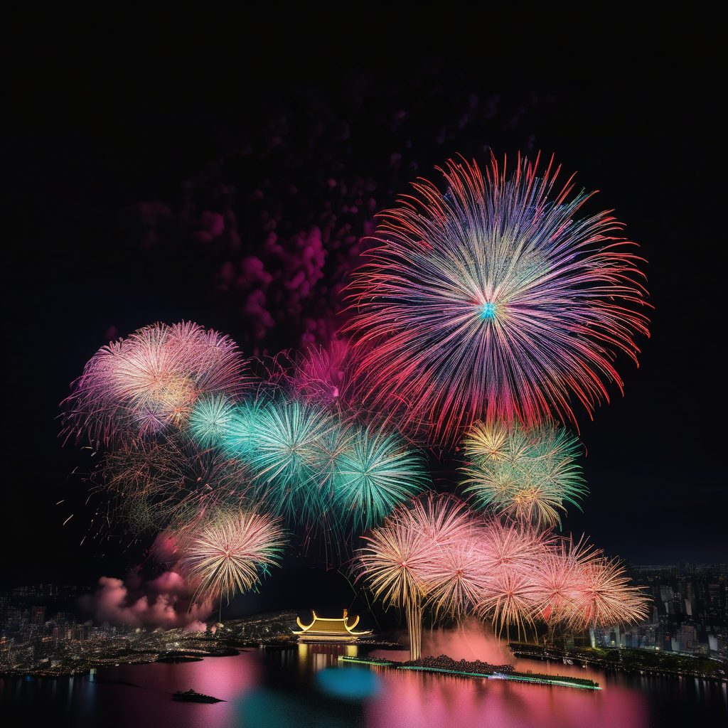 かもめ祭り花火打上のイメージ