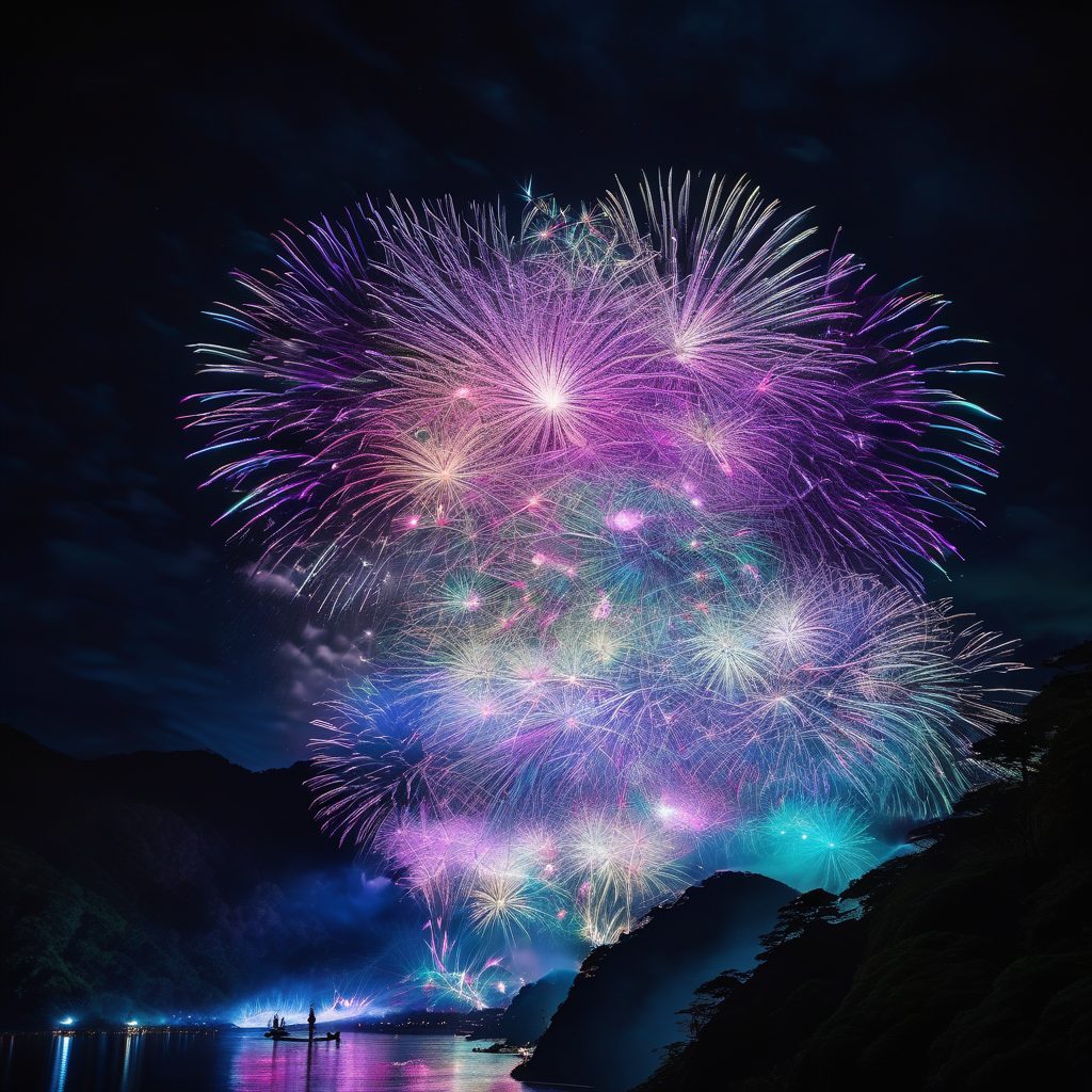 左近山ショッピングセンター夏祭り花火打ち上げのイメージ