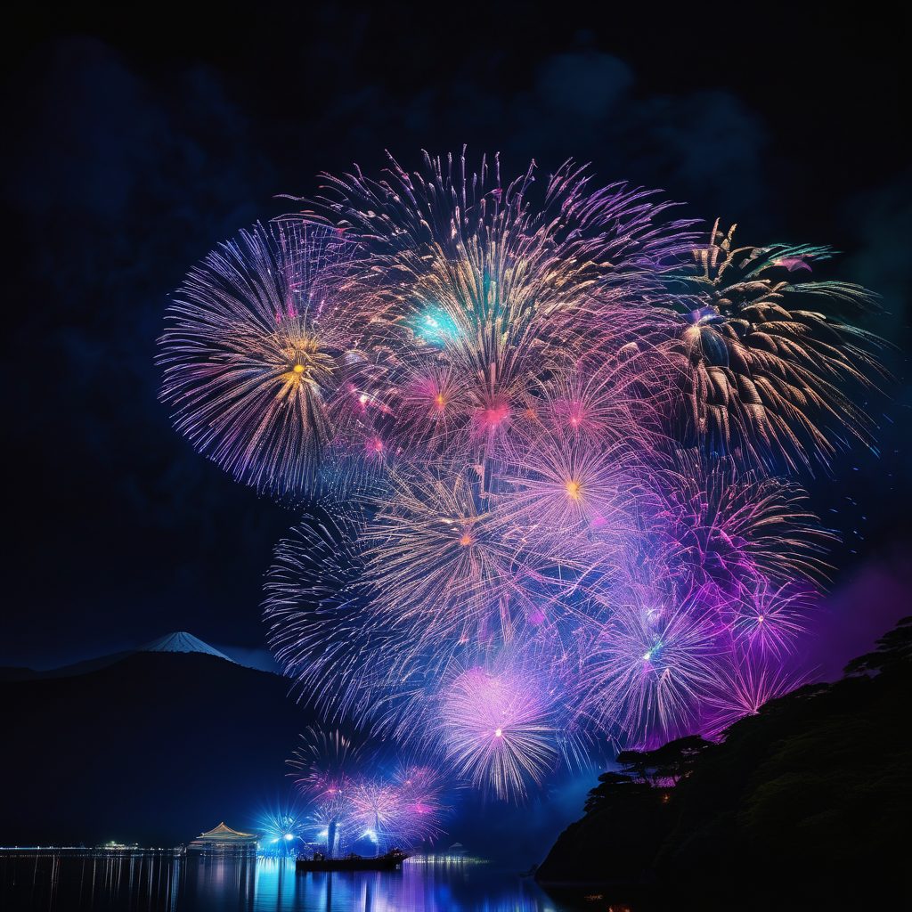 つくい湖湖上祭花火大会のイメージ