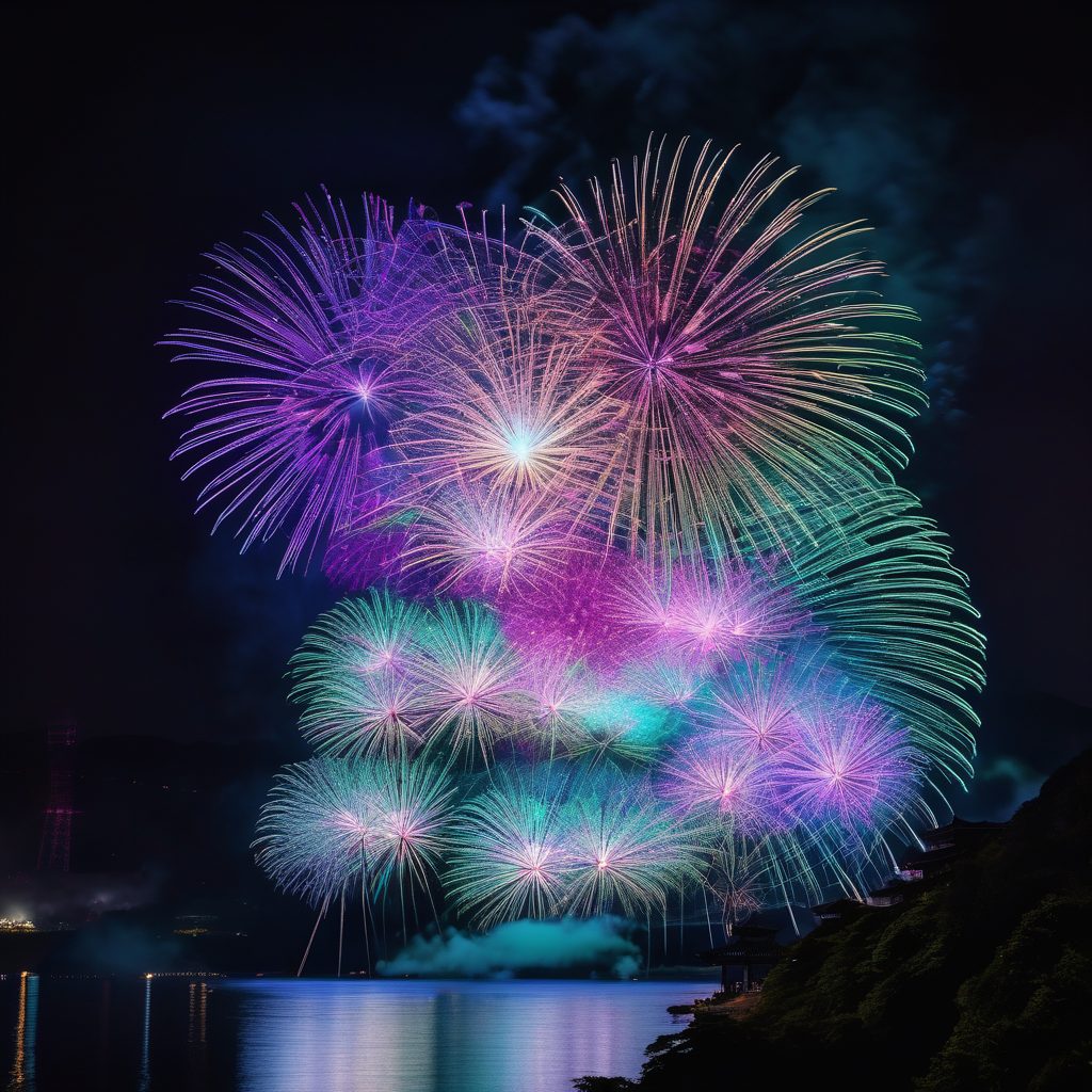 弁天さん夏祭り打ち上げ花火のイメージ