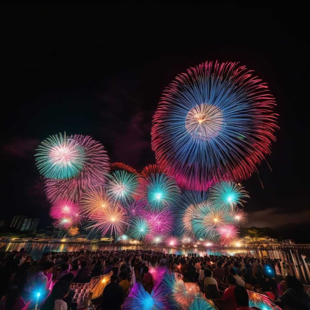 牡鹿鯨まつり打ち上げ花火のイメージ