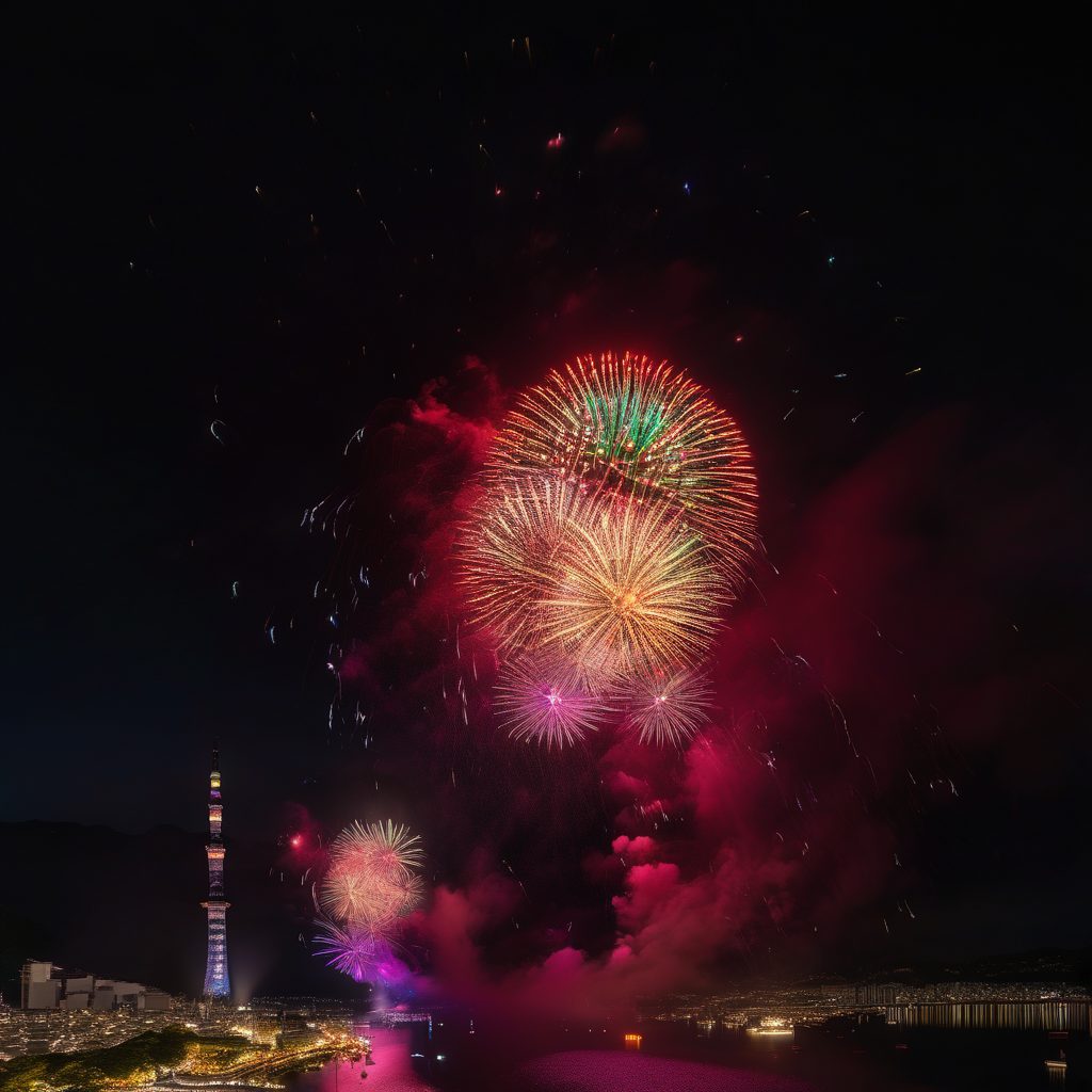 第74回 ろうかく湖とうろう流しと花火大会のイメージ