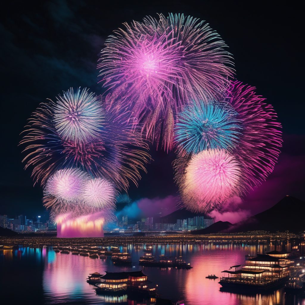 夏まつり筑北打ち上げ花火のイメージ