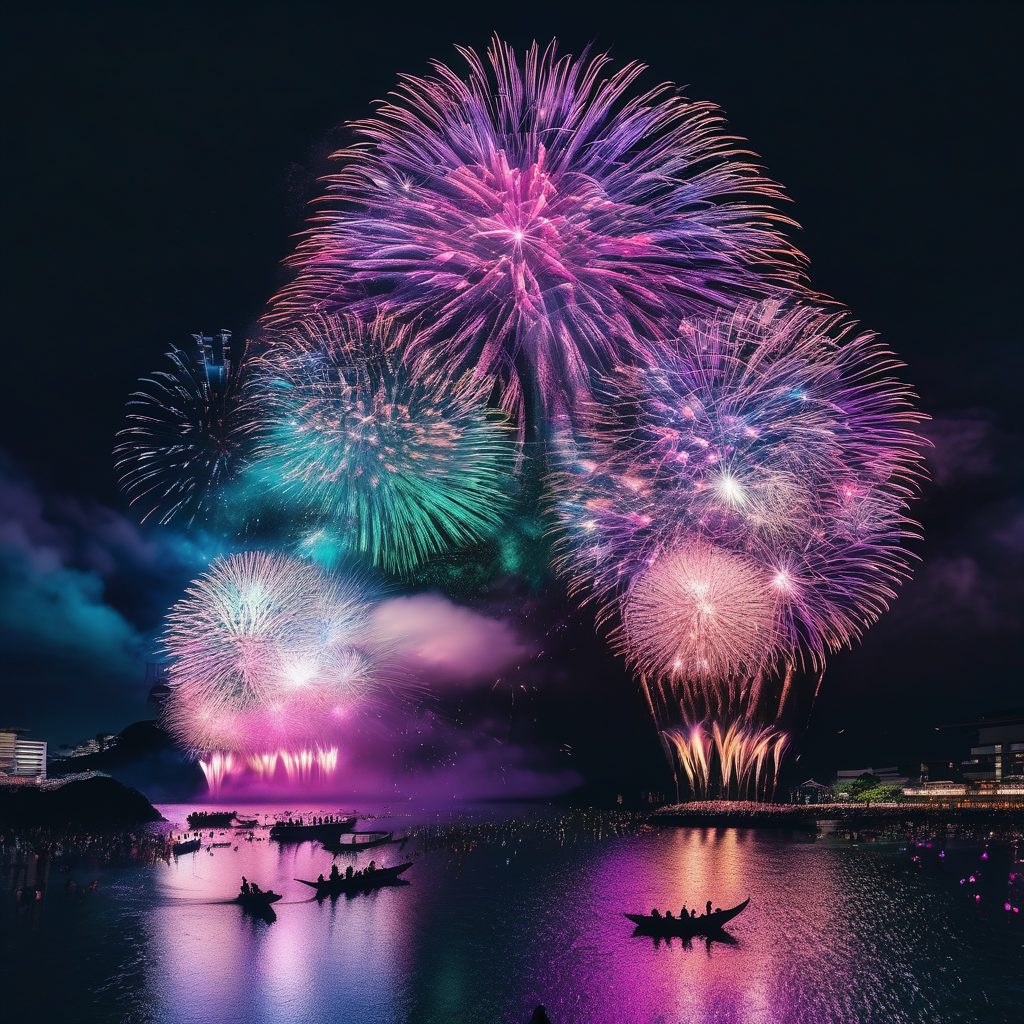白樺湖夏祭り花火大会のイメージ