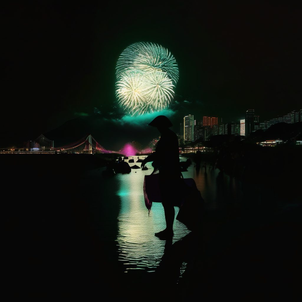 行人様奉納大煙火大会のイメージ