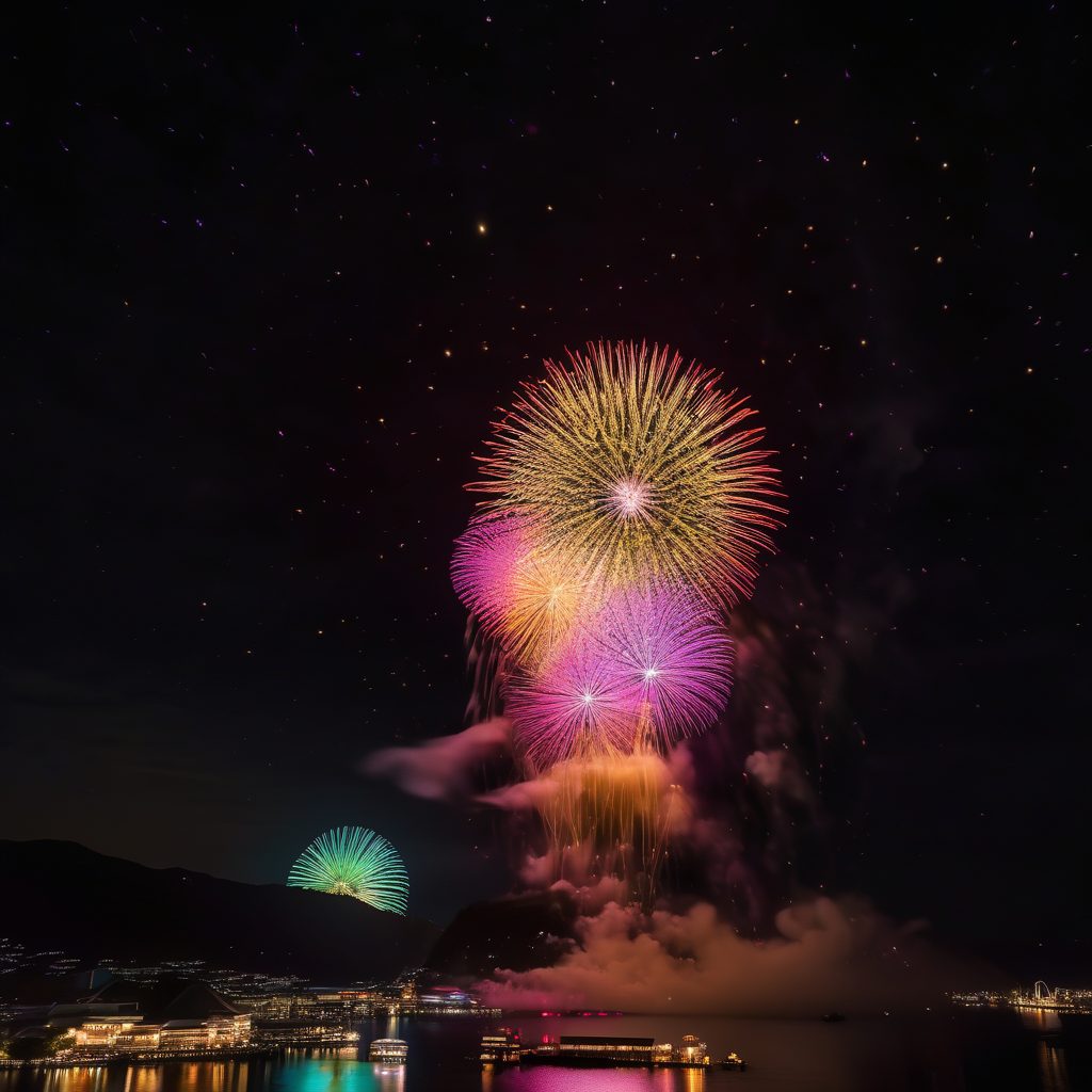大中チャンチャン祭り花火打ち上げのイメージ