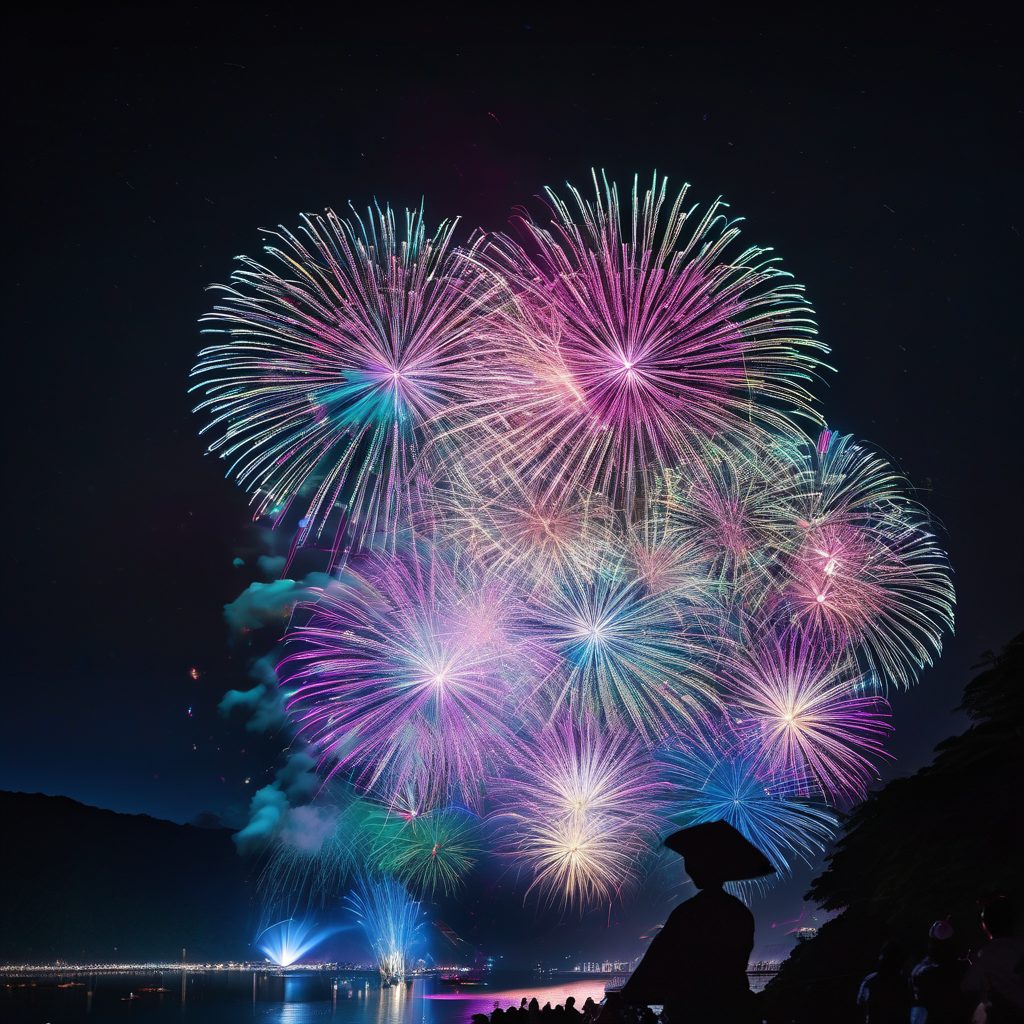 やまとの夏まつり打ち上げ花火のイメージ