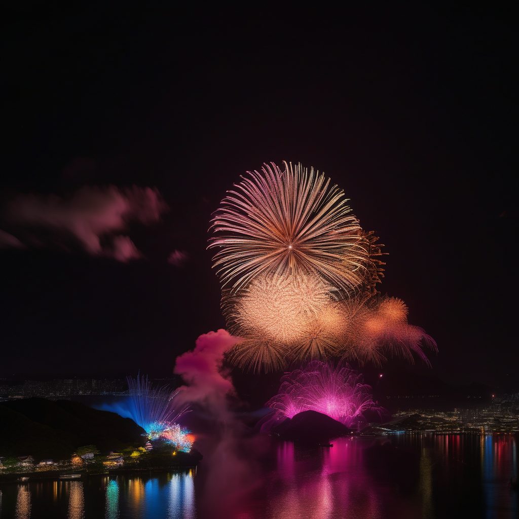 第42回 咲花温泉水中花火大会のイメージ