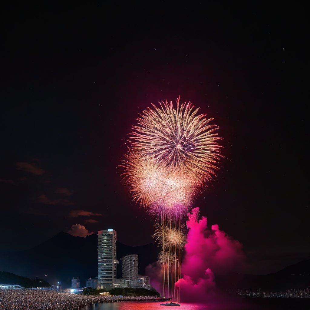関屋浜海の花火大会のイメージ