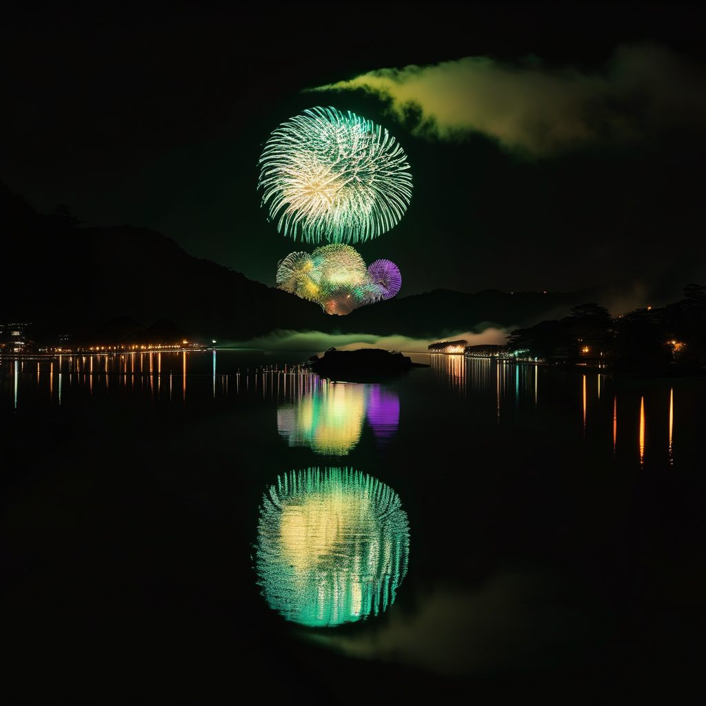 FUJI ROCK FESTIVAL前夜祭花火打上のイメージ