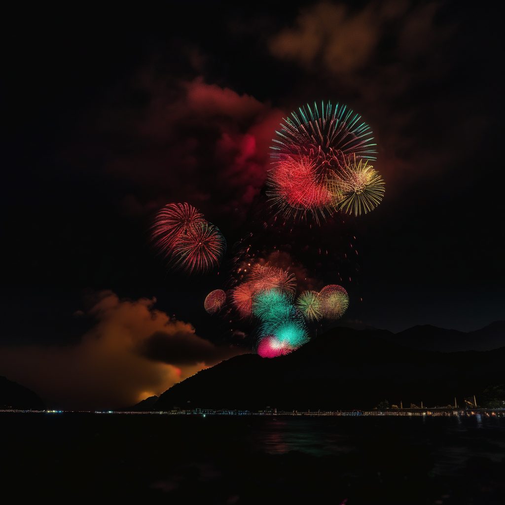 さんわ祭り打ち上げ花火のイメージ