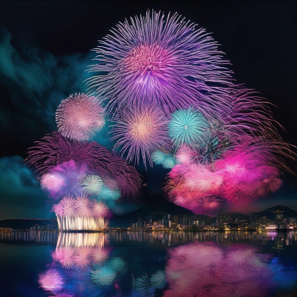 第41回 ゆふいん盆地花火のイメージ