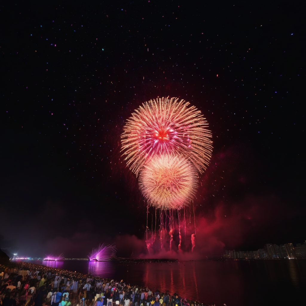 パークプレイス大分花火大会のイメージ