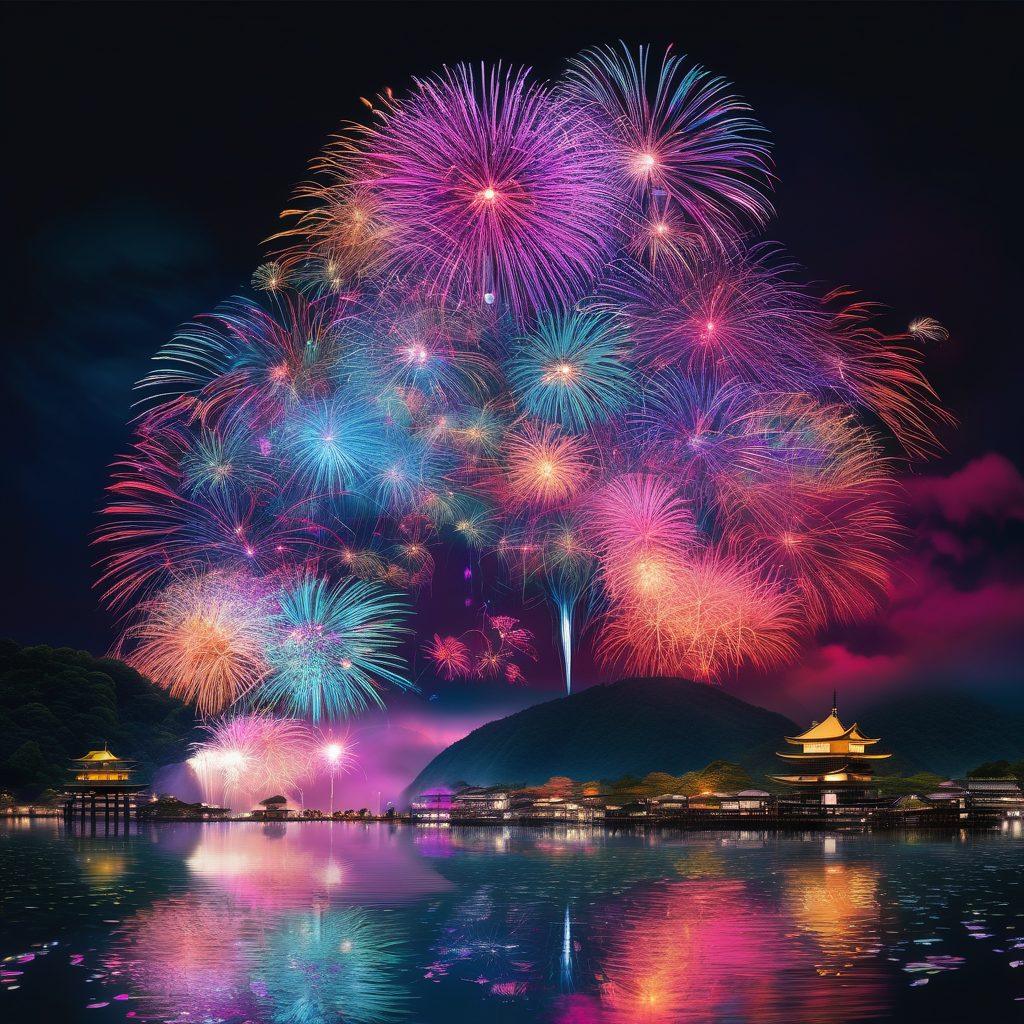 東粟倉ふる里祭り花火大会のイメージ