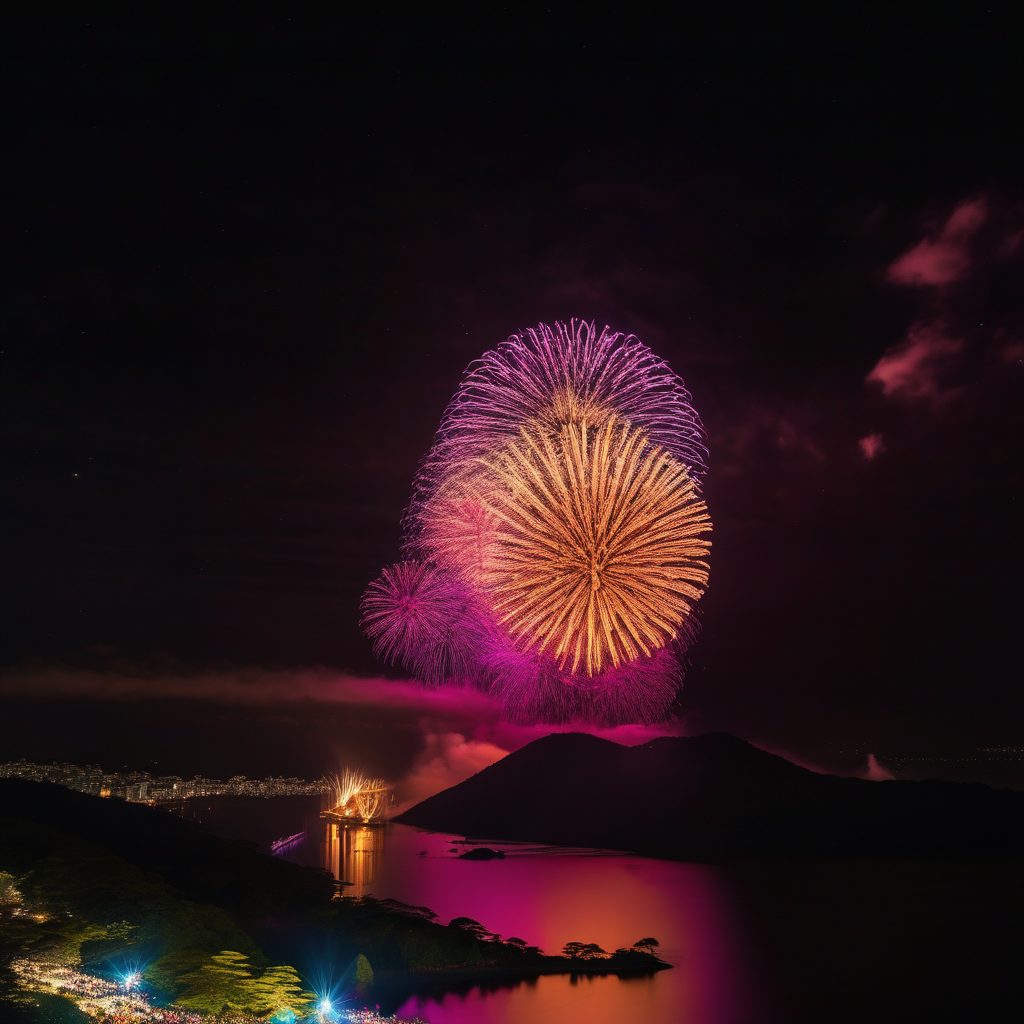 西粟倉村夏まつり花火大会のイメージ