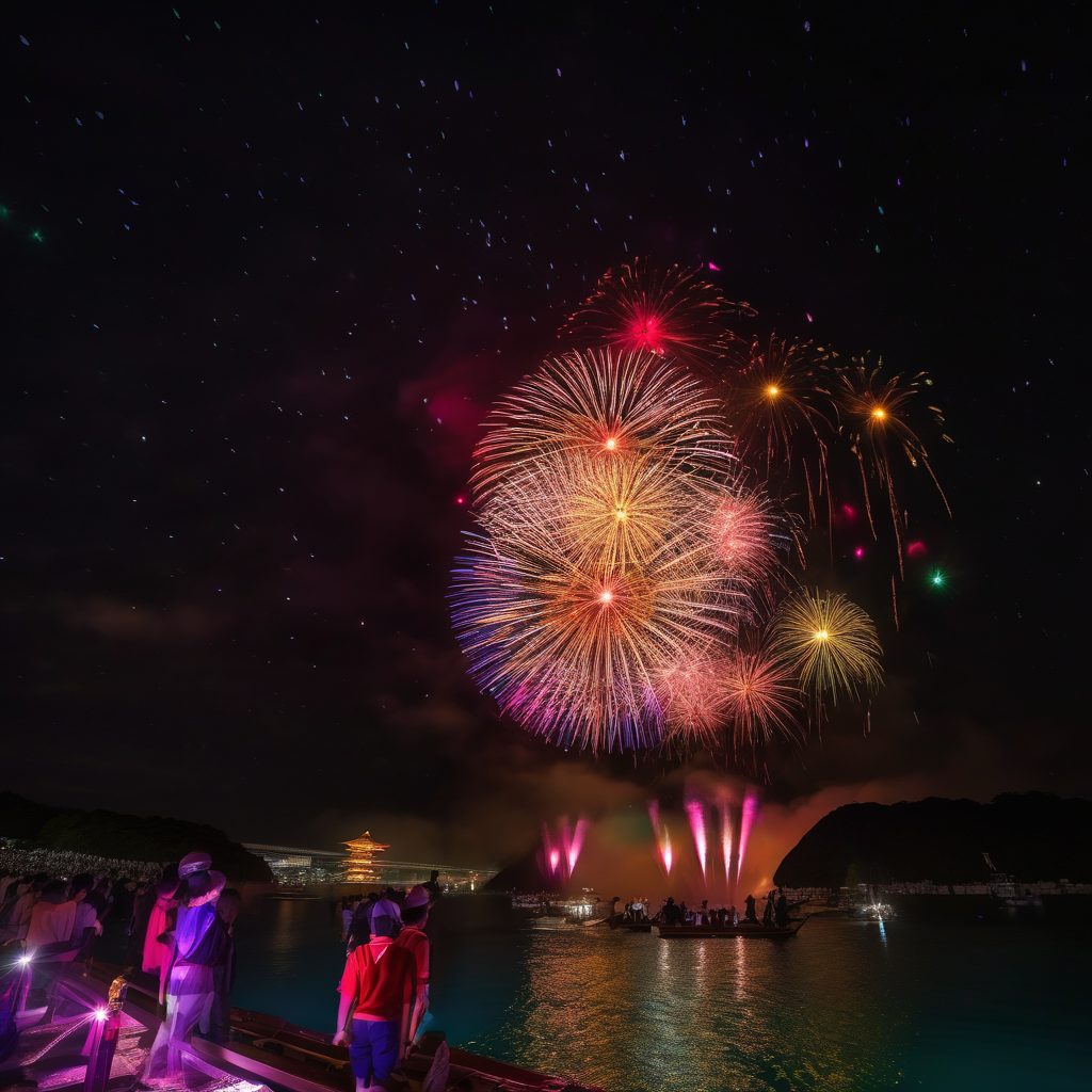みたらし祭り手筒花火のイメージ