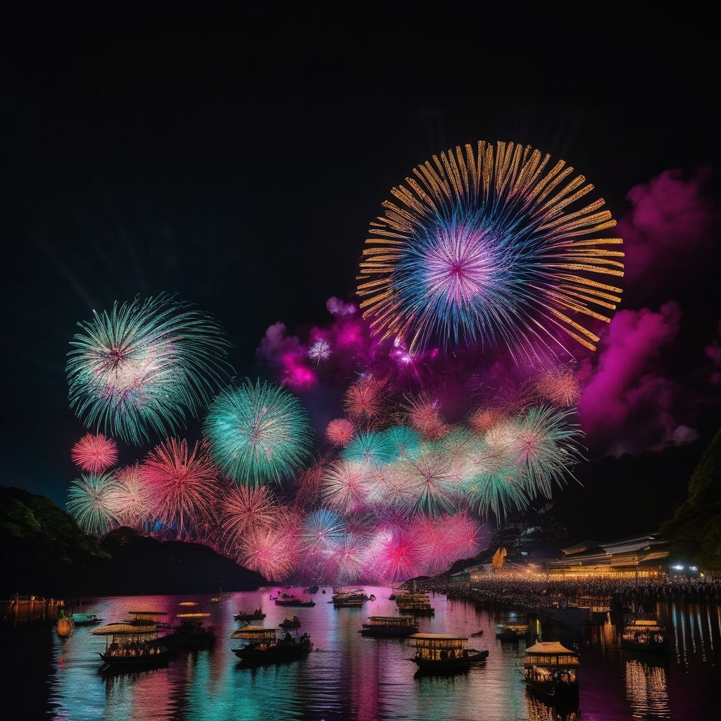 駿府音羽山清水寺観音大祭きよみずさんの花火のイメージ