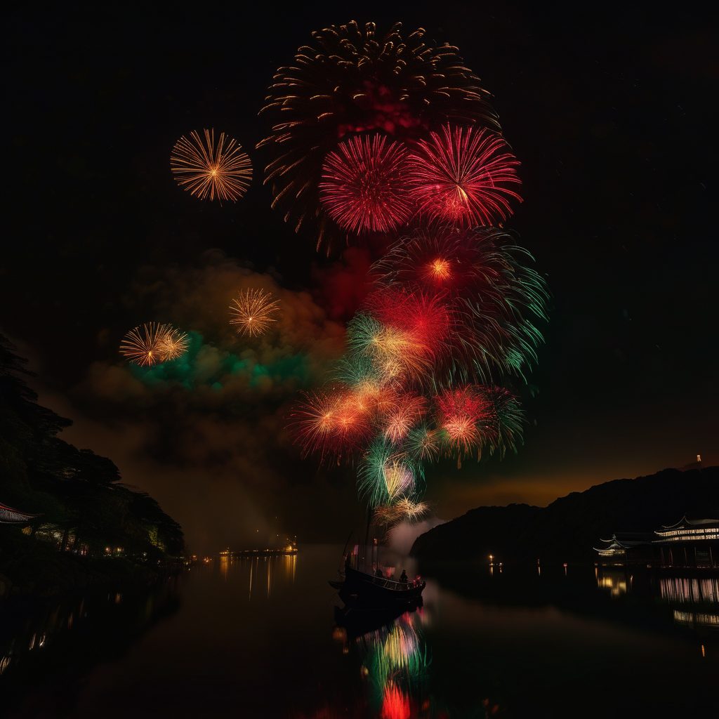 踊夏祭打ち上げ花火のイメージ