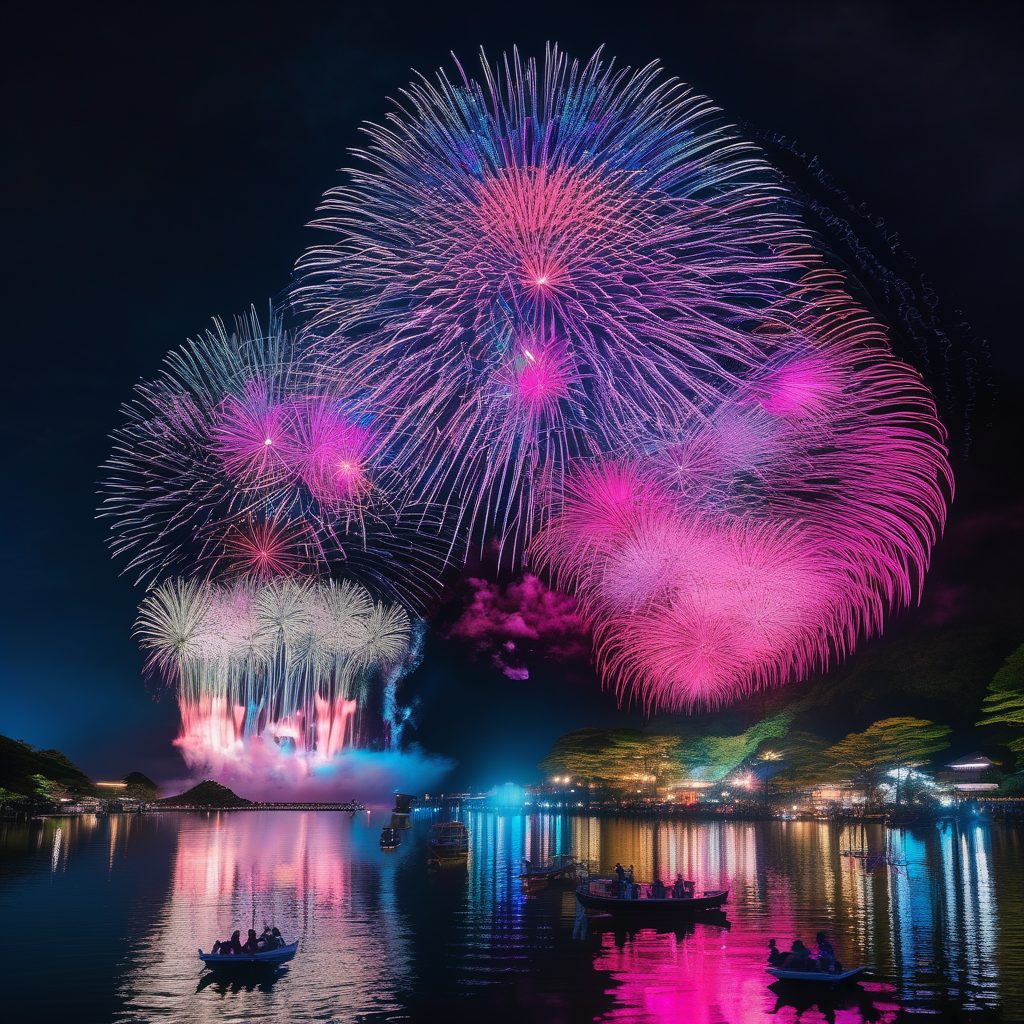 相生まつり吹筒花火のイメージ