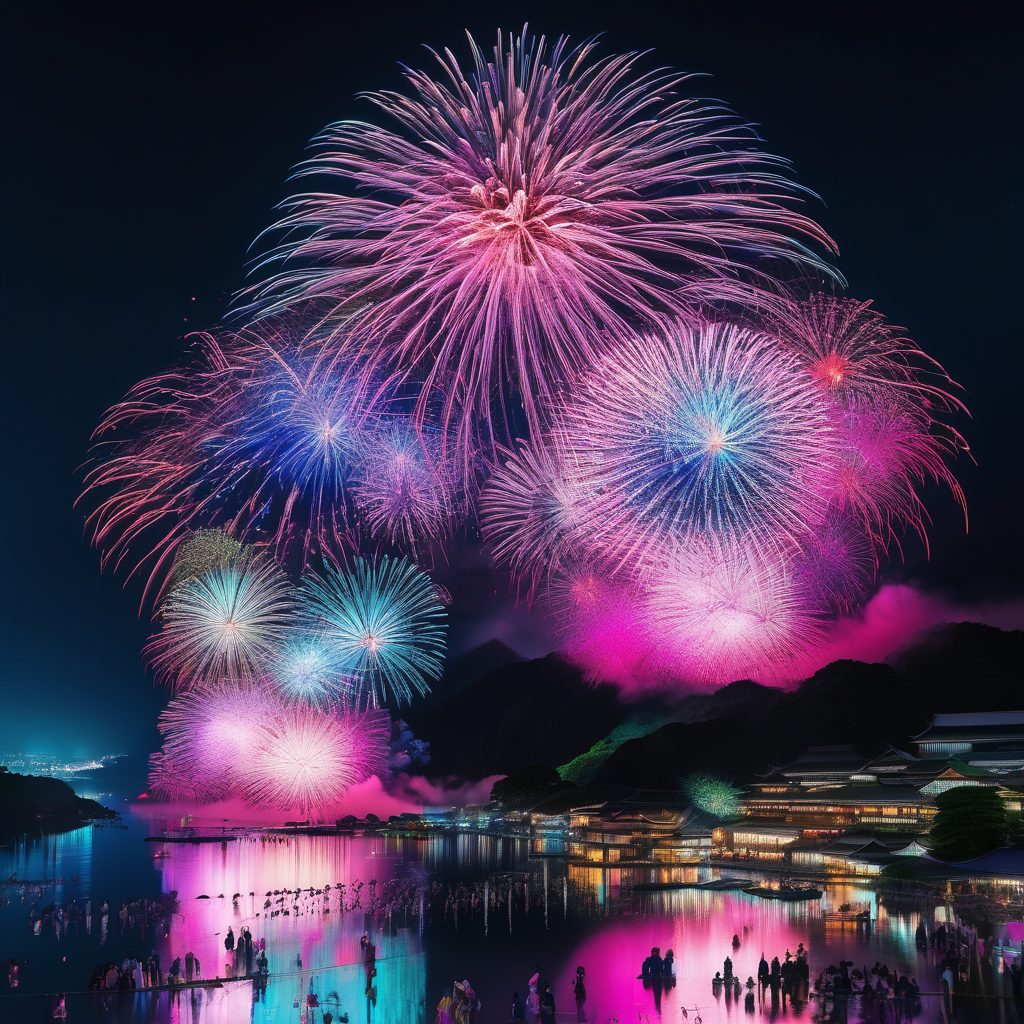 キュリー祭打ち上げ花火のイメージ