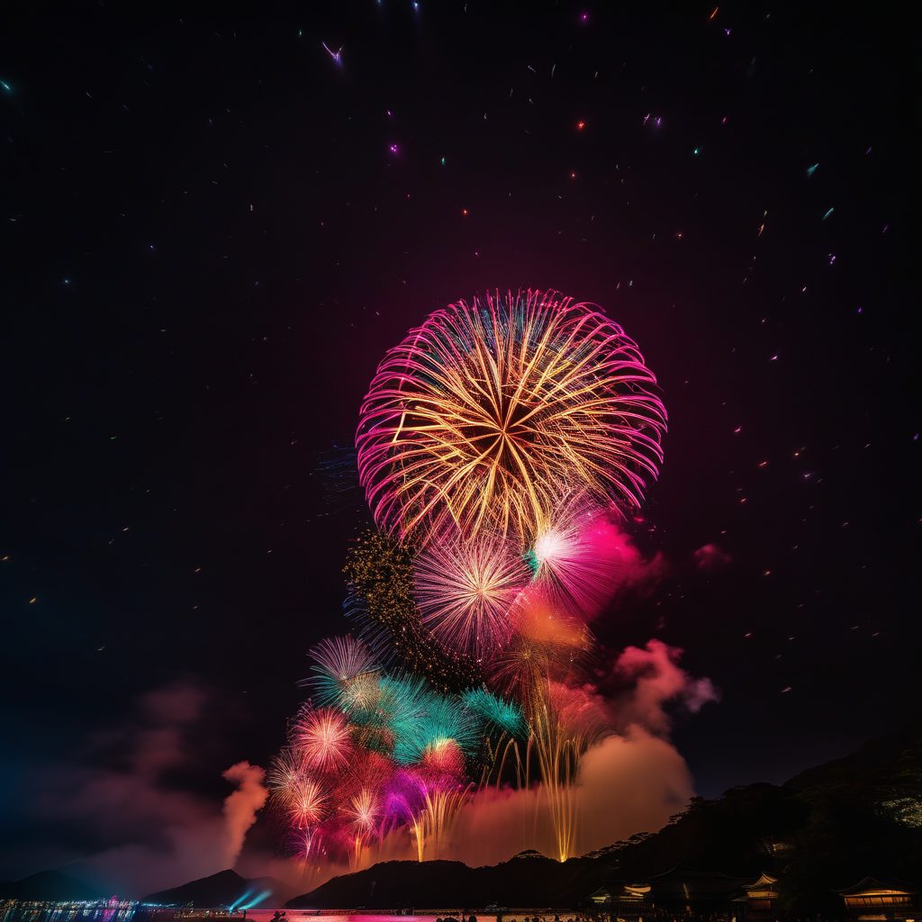 ふるさと龍宮まつり海上花火大会のイメージ