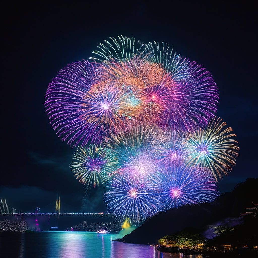 おやべ川花火大会のイメージ
