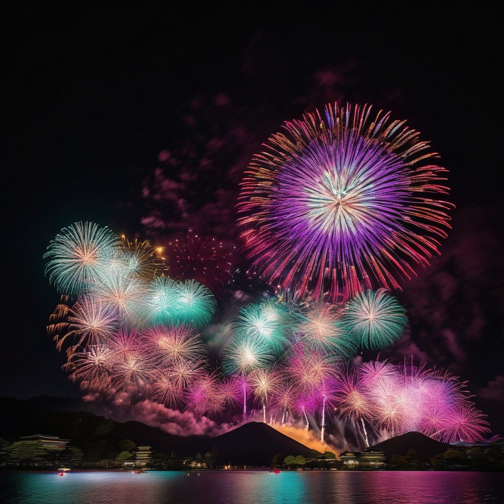 紀秋祭り花火打ち上げのイメージ