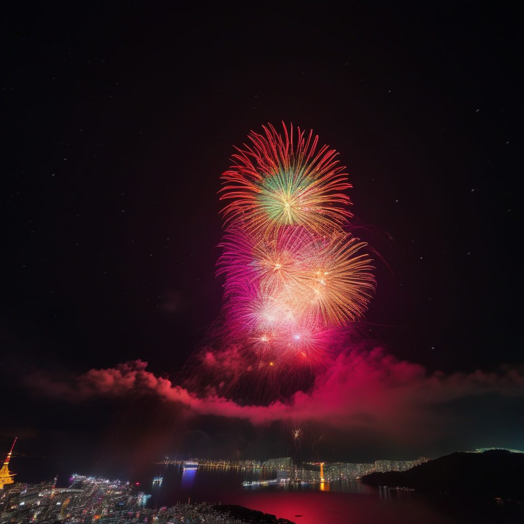 にしかわ夏祭り花火打ち上げのイメージ