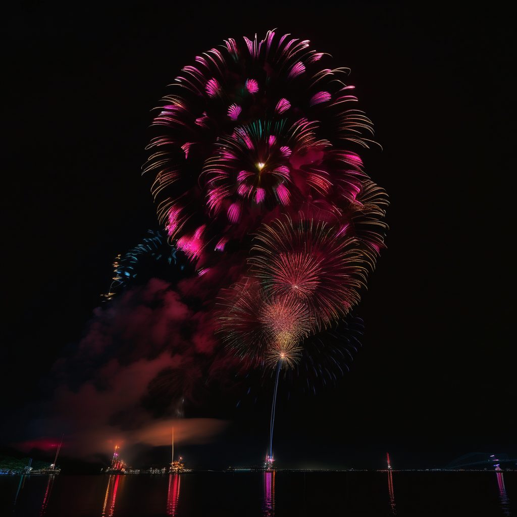 山口大学七夕祭打ち上げ花火のイメージ
