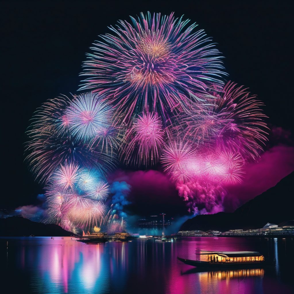 雨畑湖上祭花火大会のイメージ