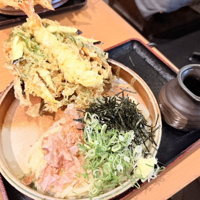 大地のうどん 博多駅ちかてんの料理