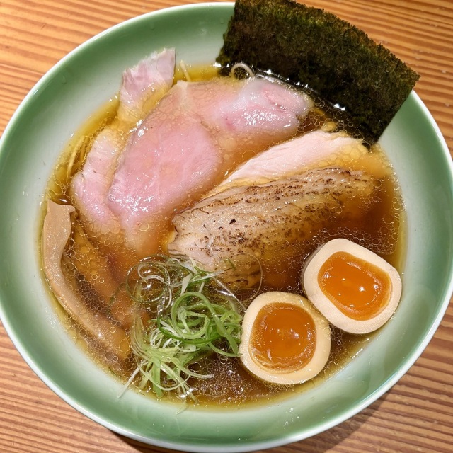 貝出汁ラーめんクラムの料理